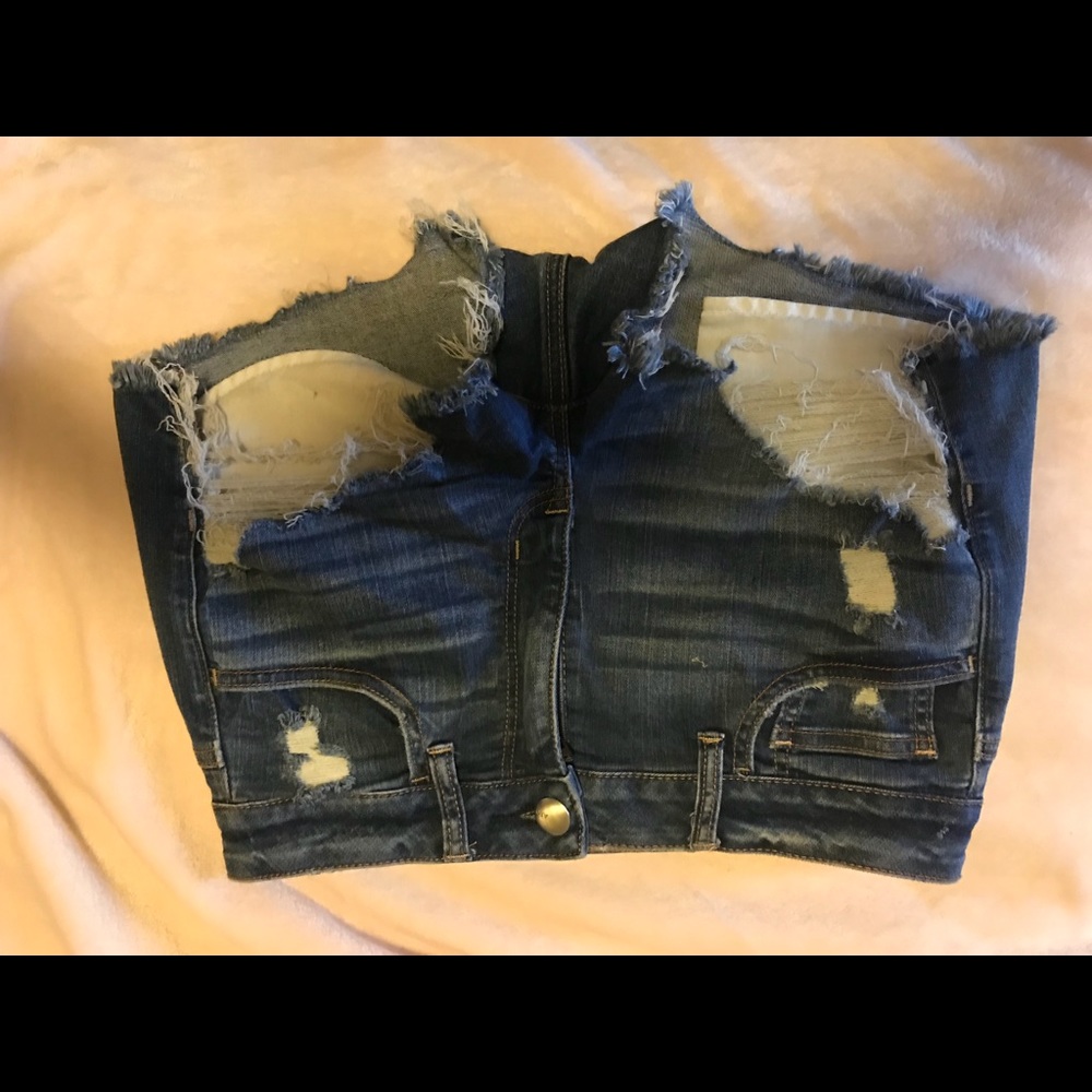 *pics are upside down* American Eagle Jean Shorts
